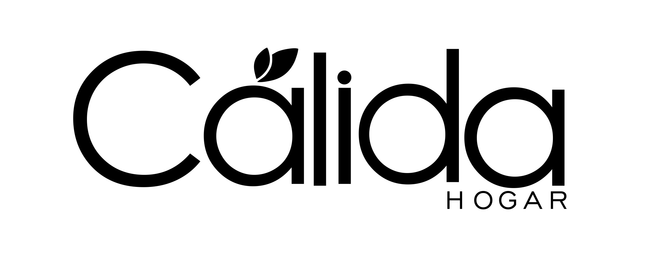 logo calida blanco y negro